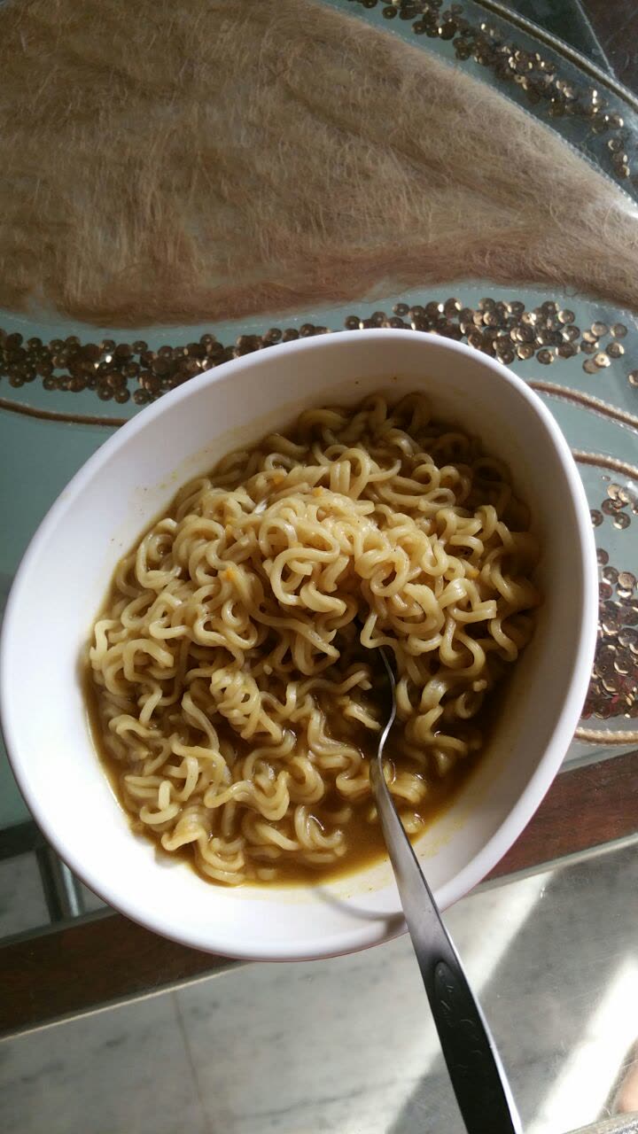 Bowl of masala Maggi noodles